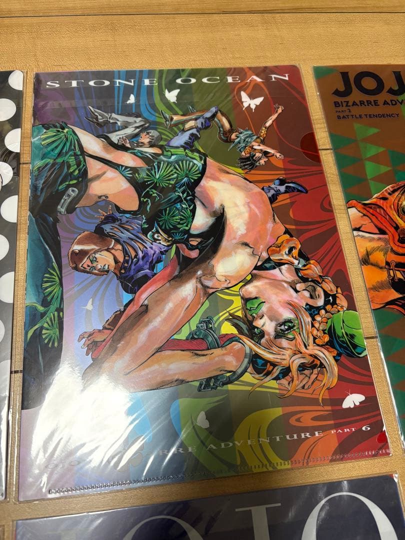 【レア 2012年】ジョジョ クリアファイル10種 ＋ 杜王町オーソンのノート