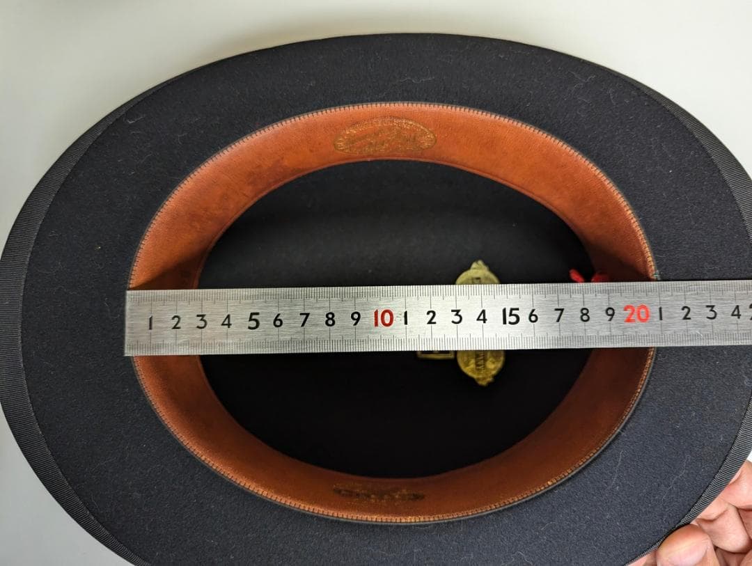 59cm Stetson 20sヴィンテージ ボーラーハット Lサイズ