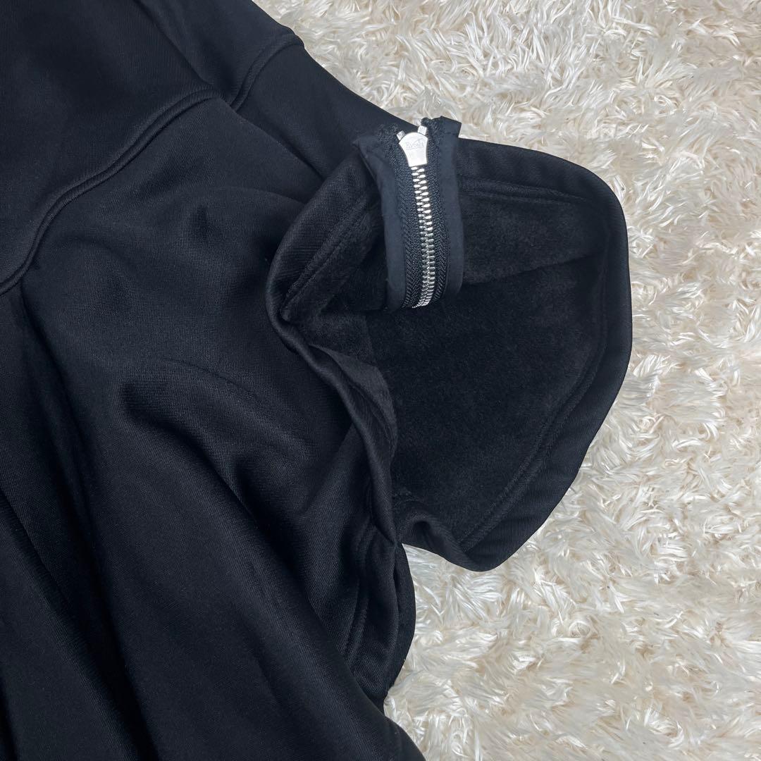 sov. ソブ AKKOコラボ 裏起毛 ポンチョ コート ブラック FREE