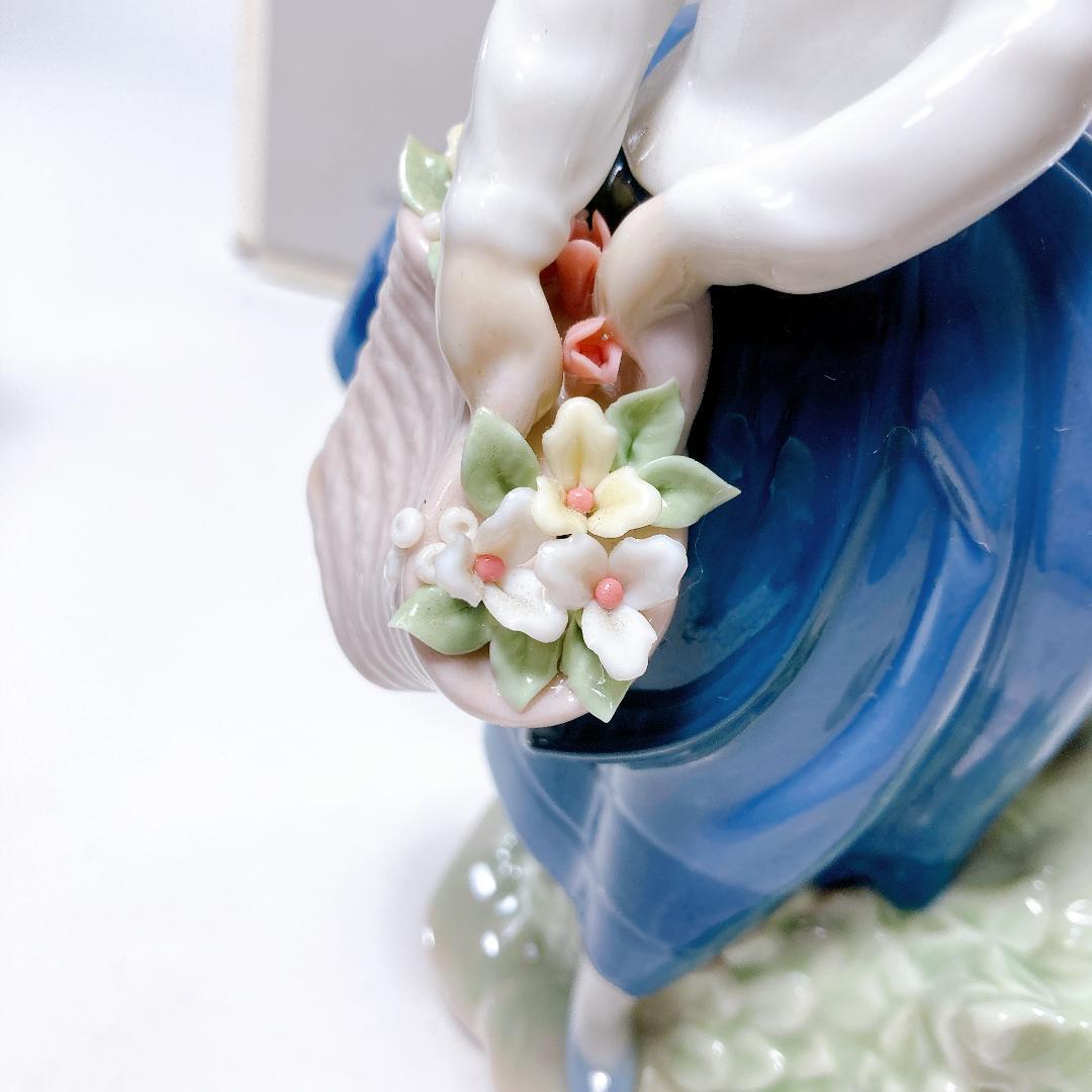 【箱付き】リヤドロ LLADRO きれいな花ばかり フィギュリン