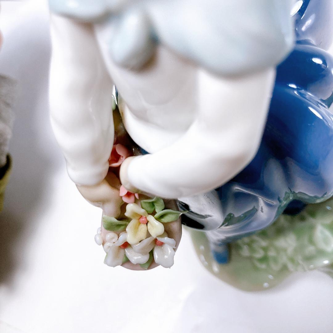 【箱付き】リヤドロ LLADRO きれいな花ばかり フィギュリン