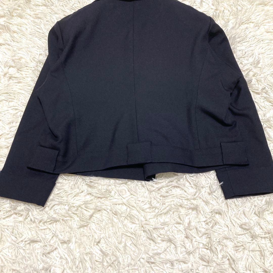 美品✨ヨウジヤマモト　クロップドジャケット　変形　S 黒　ウール　archive