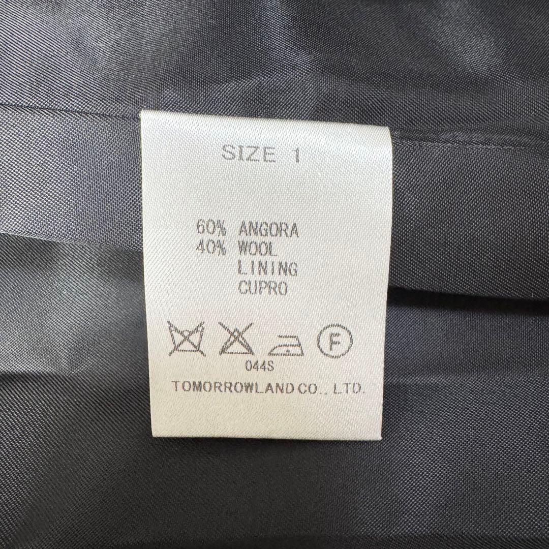 【タグ付き新品】ノット　アンゴラ混フード付きウールコート　トゥモローランド