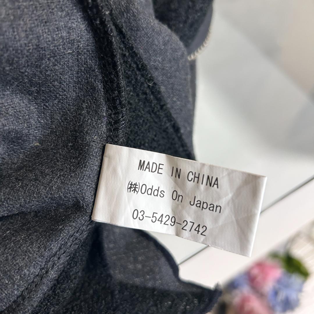 OZZON OZZCROCE オッズオン オッズクローチェ 黒 蝙蝠型ポンチョ