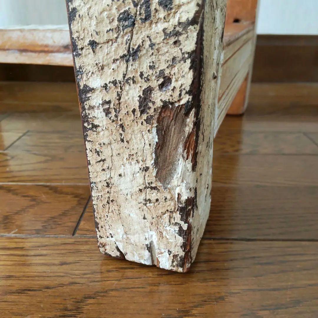 古木 天然木 テーブル 机 台 ブロカント ヴィンテージ 家具 古道具