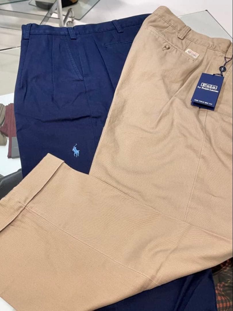 RALPH LAUREN for BEAMS ビッグチノ 31/30 膝ポニー