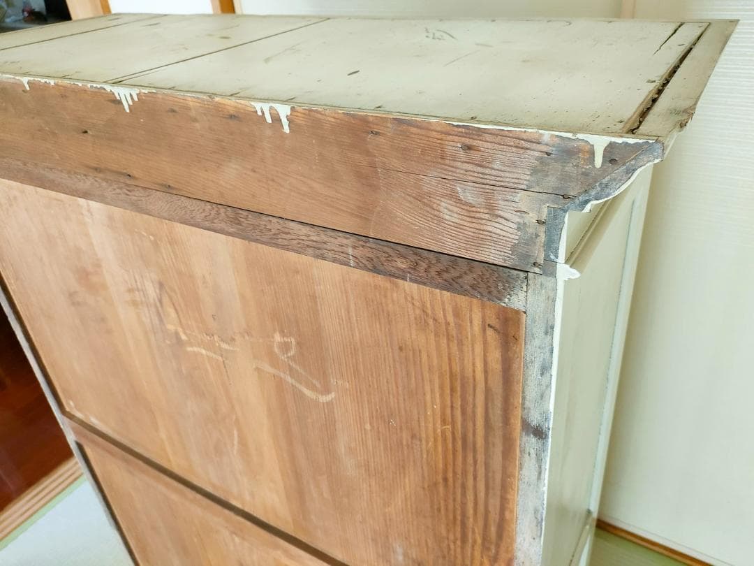 ケビント ガラス戸棚 古家具 レトロ 【送料込み】