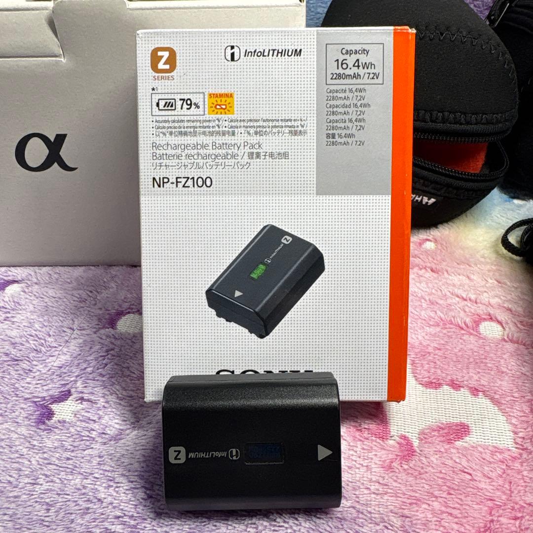 SONY ZV-E10M2Xホワイト 本体 + 付属品+予備バッテリー付属品多数