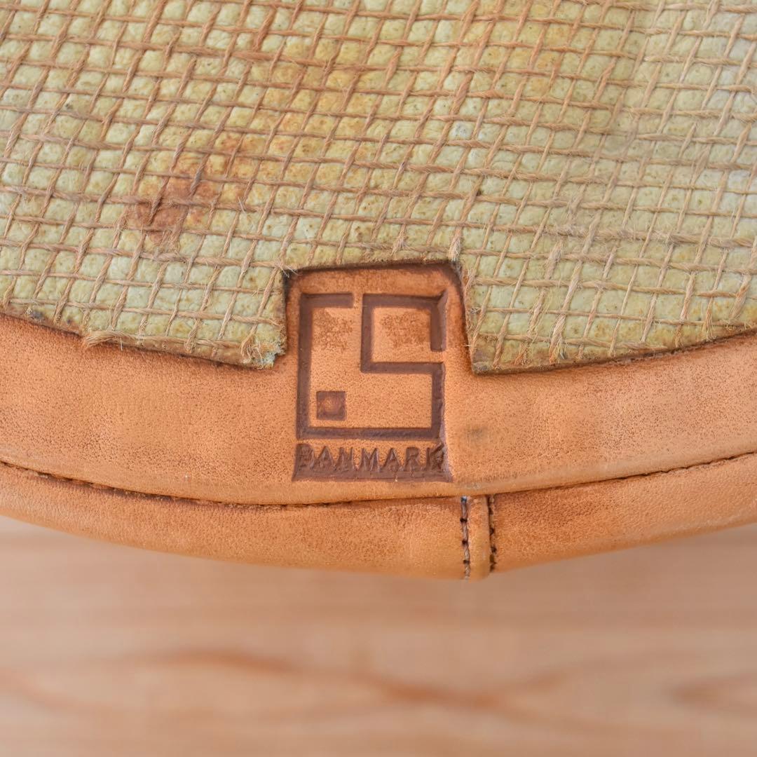 デンマーク Ivan Schlechter Foot Stool 本革オットマン