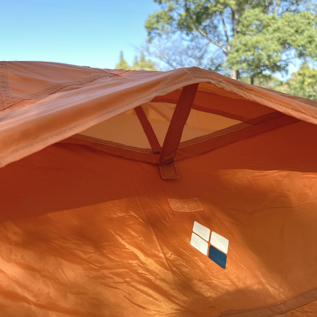 【美品】モンベル mont-bell クロノスキャビン 2 オレンジ 2〜3人用