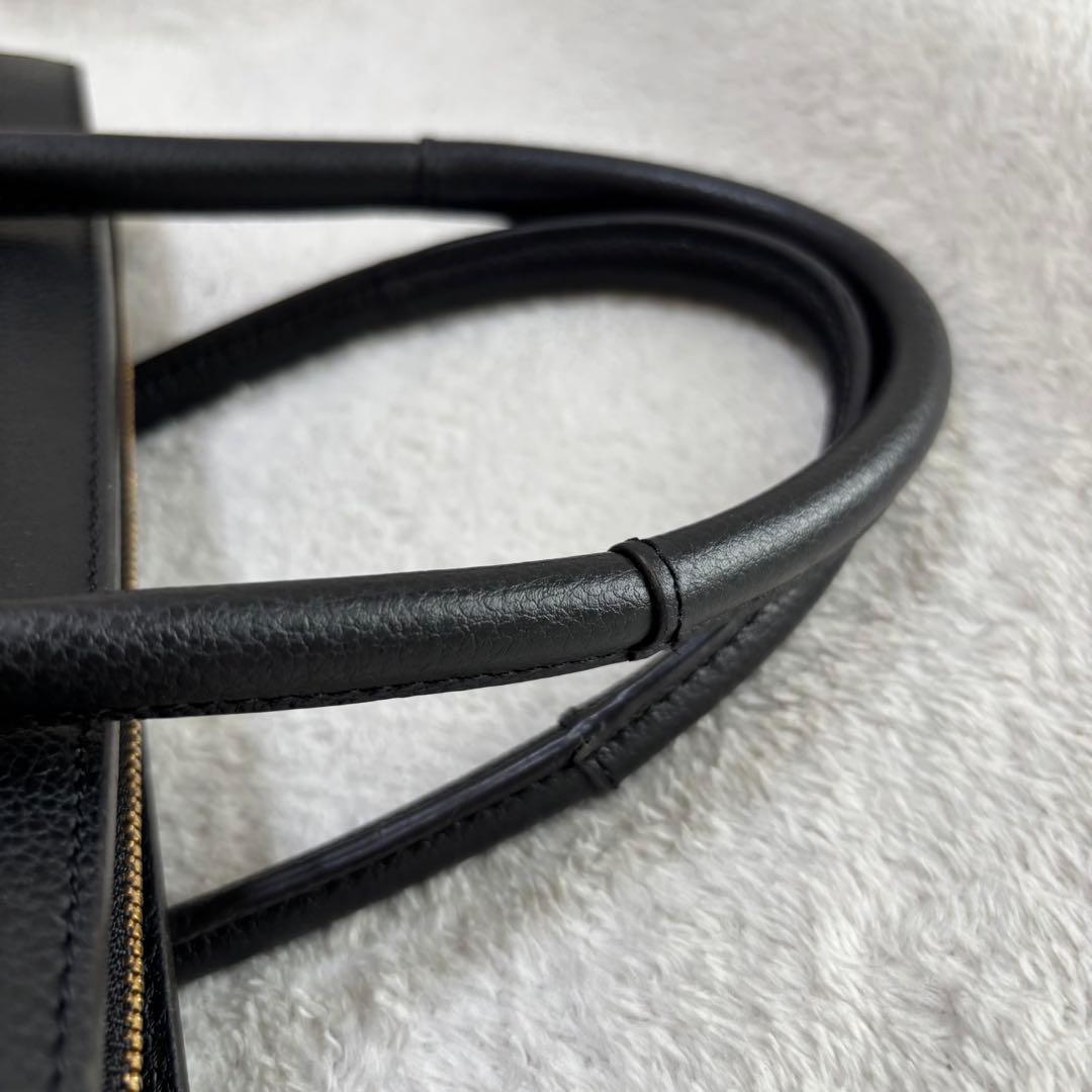 ✨️美品 FURLA フルラ PIN レザー ハンドバッグ 2WAY ブラック