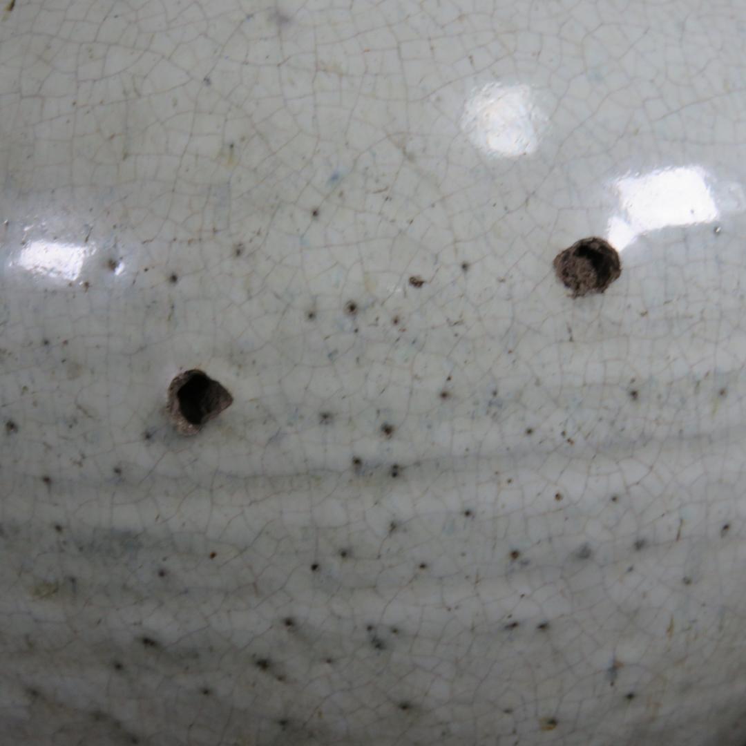 壺 笠間 民藝 高さ37センチ 窯傷 一輪挿し 飾り壺 イポ