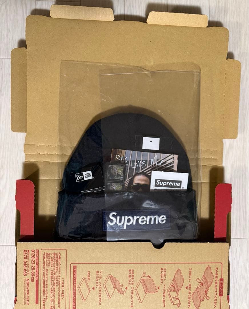 Supreme New Era® Box Logo Beanie おまけ付