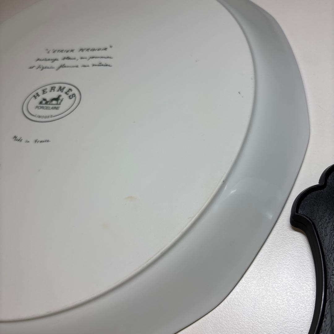 希少 ヴィンテージ HERMÉS エルメス 大皿 プレート LOVE BIRD