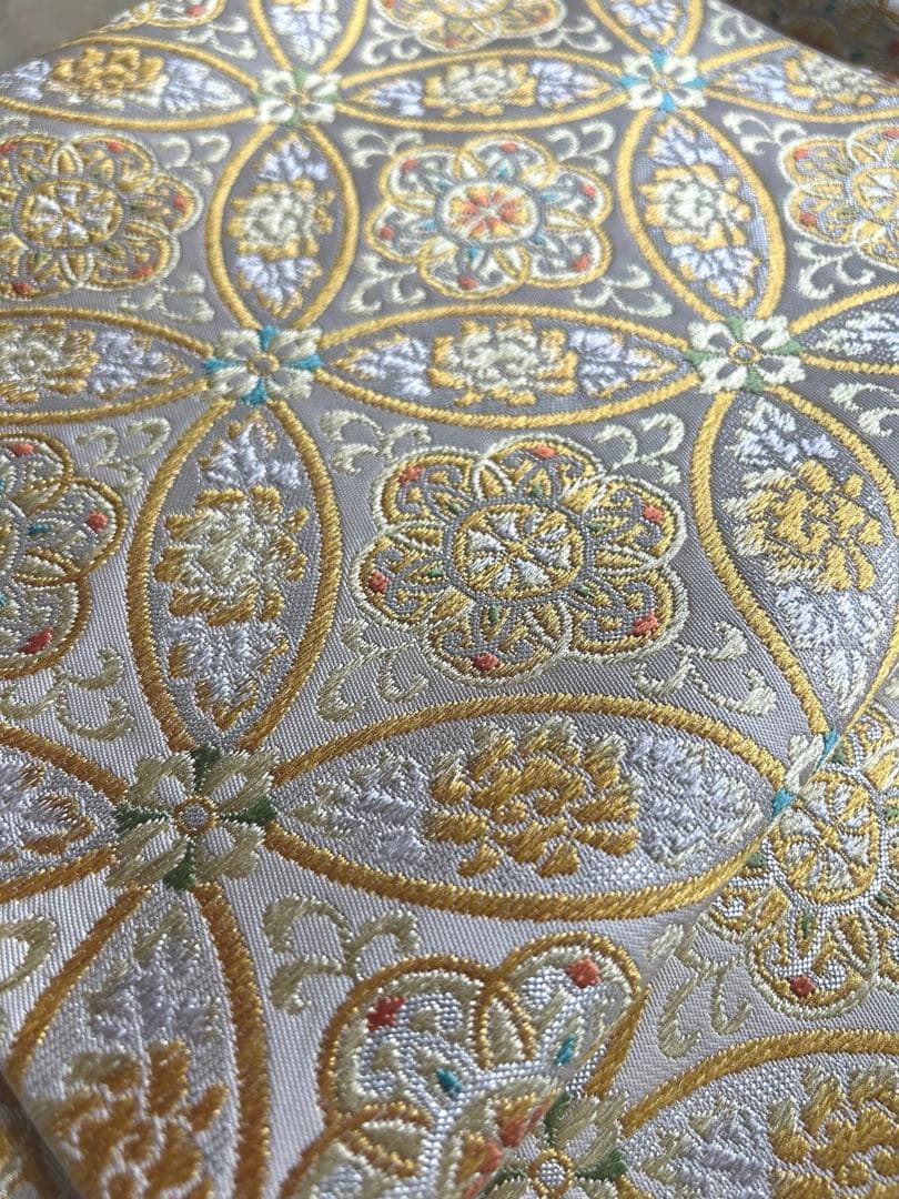 ☆新春特別品☆現行品「たつむら」豊葩七宝錦 品格の本袋帯 龍村美術織物 80万