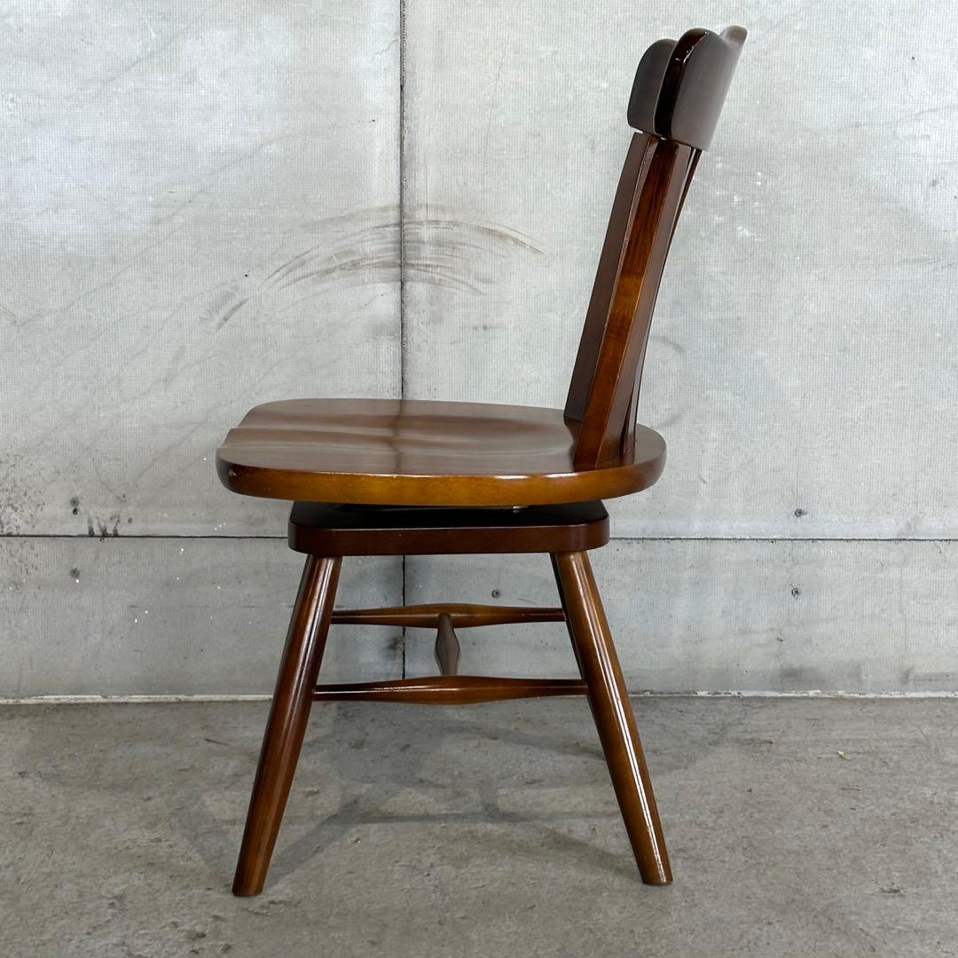 カリモク コロニアル 回転チェア ダイニングチェア 木製 椅子 COLONIAL