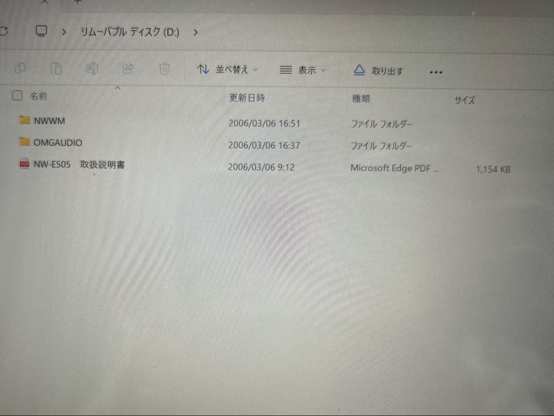 ジャンク品 Sonyソニー NW-E505 ウォークマン　SONYWALKMAN