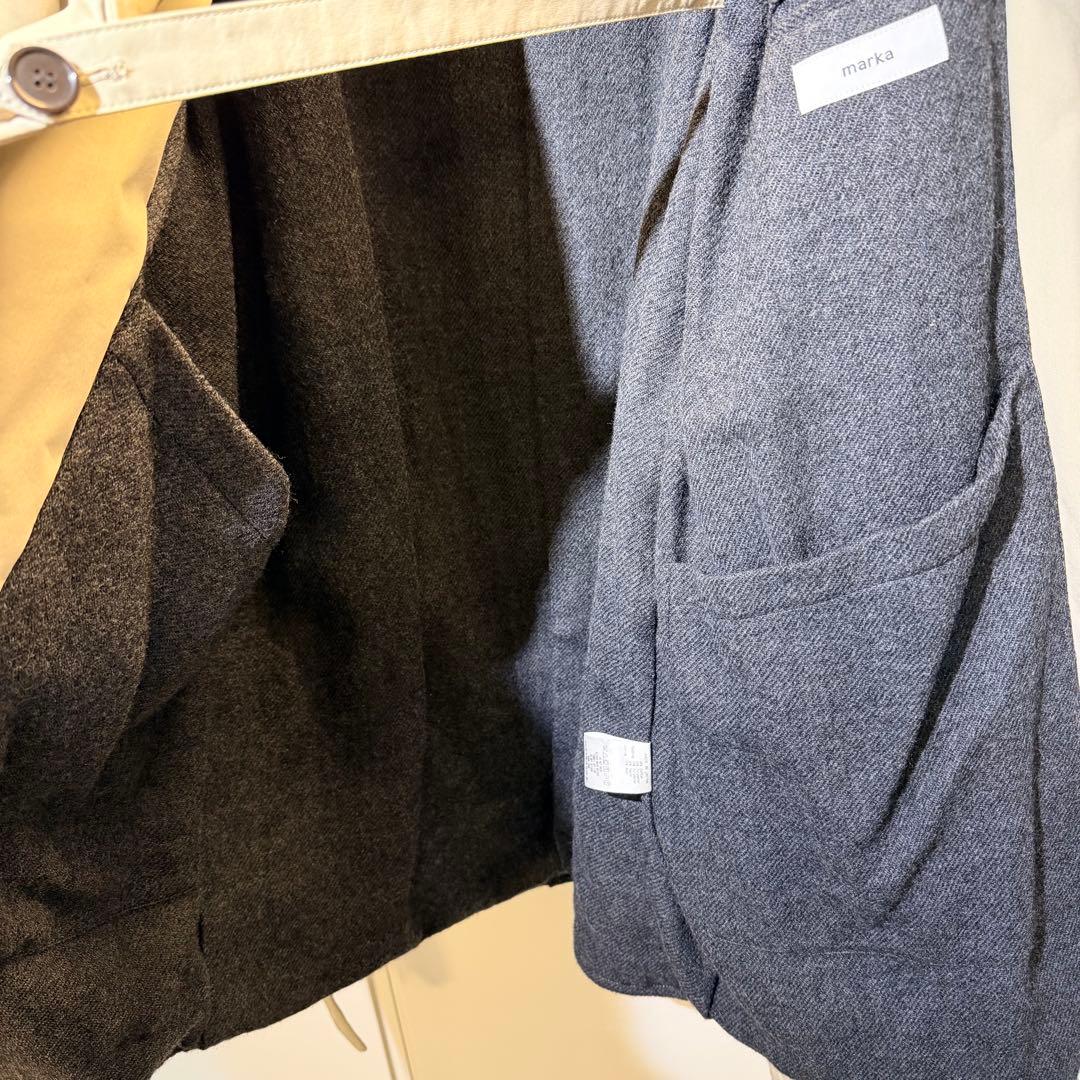 未使用品　marka マーカ　ショールカラーコート