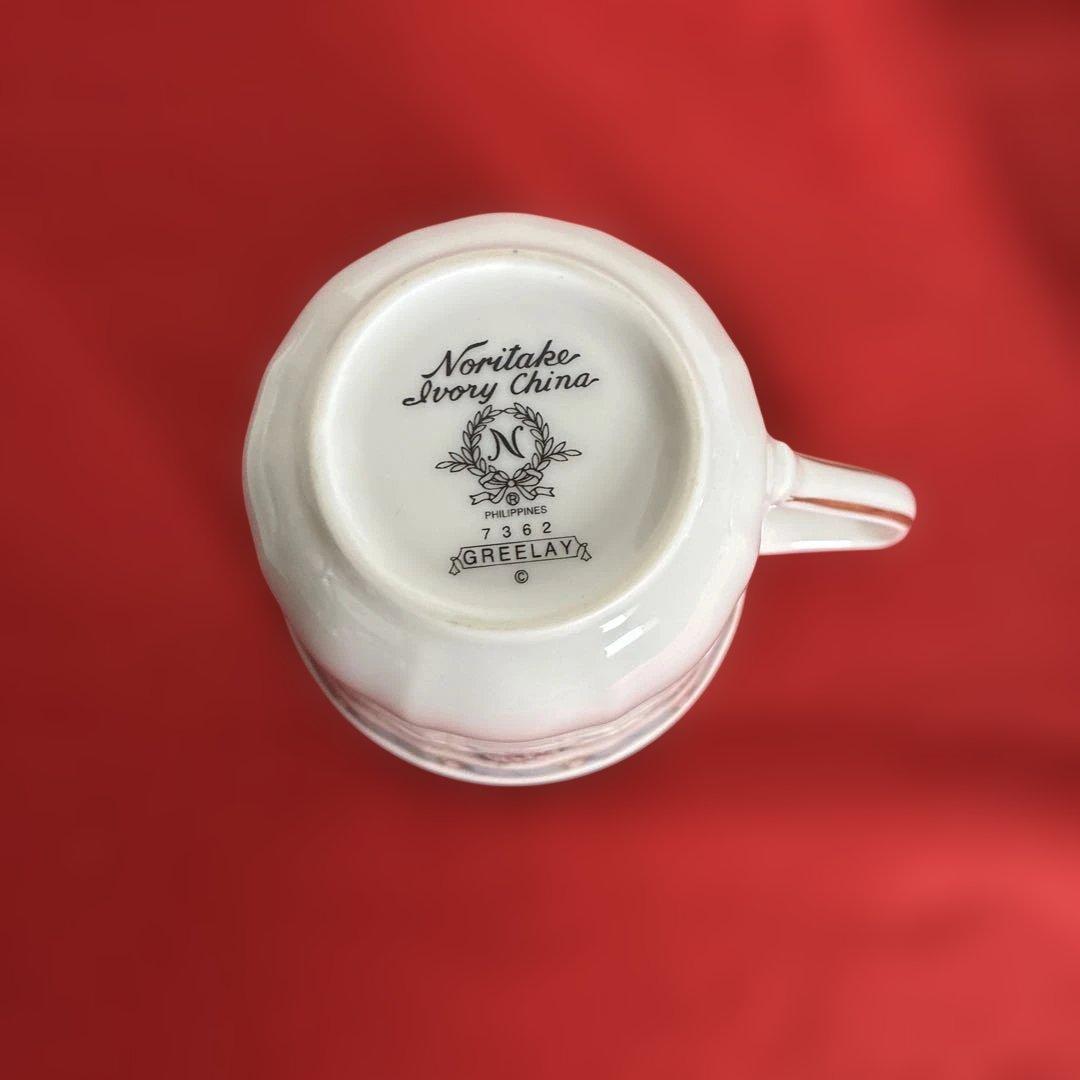 未使用ノリタケ NORITAKE アイボリーチャイナ モーニングセット（2客）