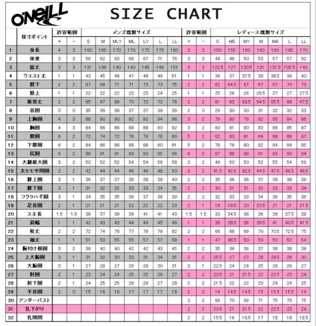 O'NEIL(オニール) 5×3mm セミドライ メンズ Mサイズ