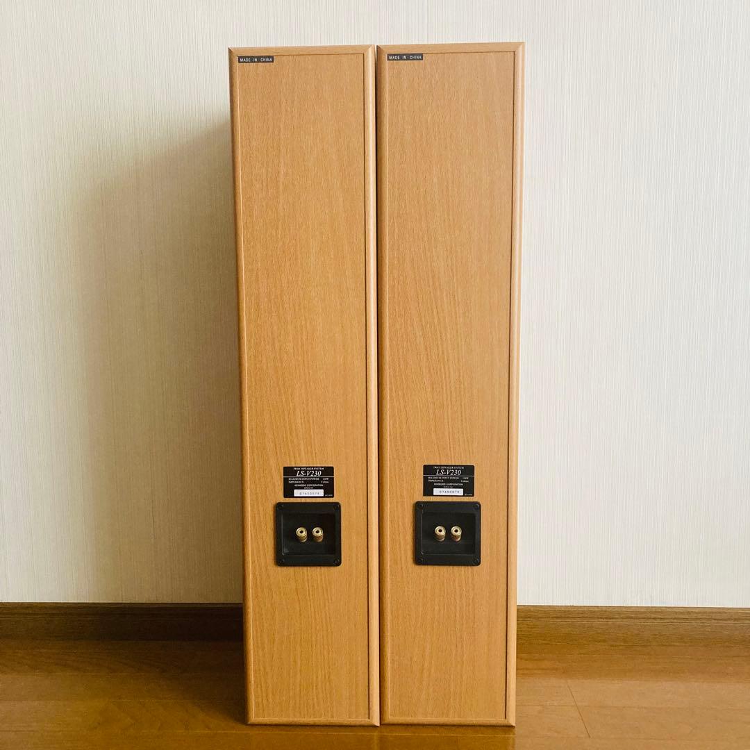 【美品】KENWOOD トールボーイスピーカー LS-V230 同番 ケンウッド
