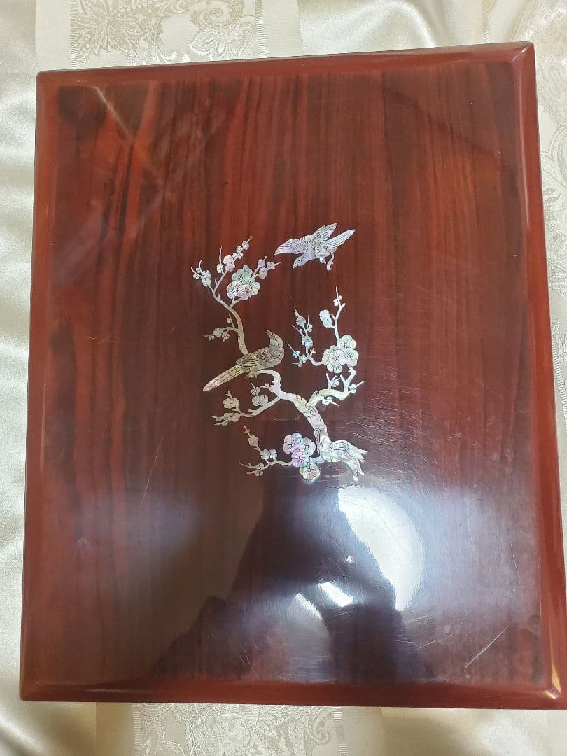 螺鈿硯箱一式　書道　習字セット