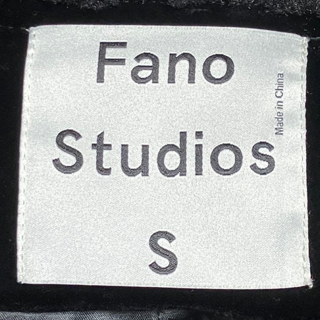 美品✨Fano Studios ノーカラーロープパイピングボアジャケット コート