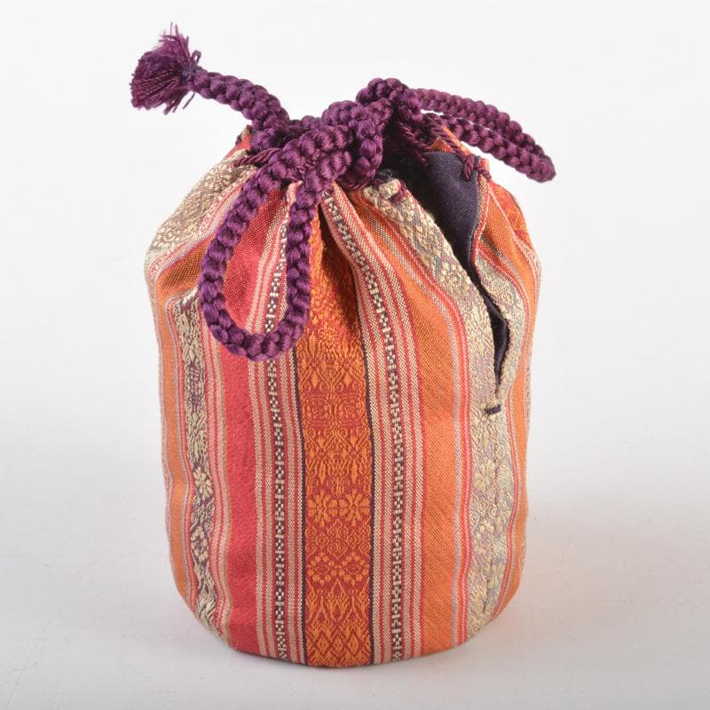 茶道具　備前焼　柴岡香山作　茶入　仕覆付　共箱　V　6502