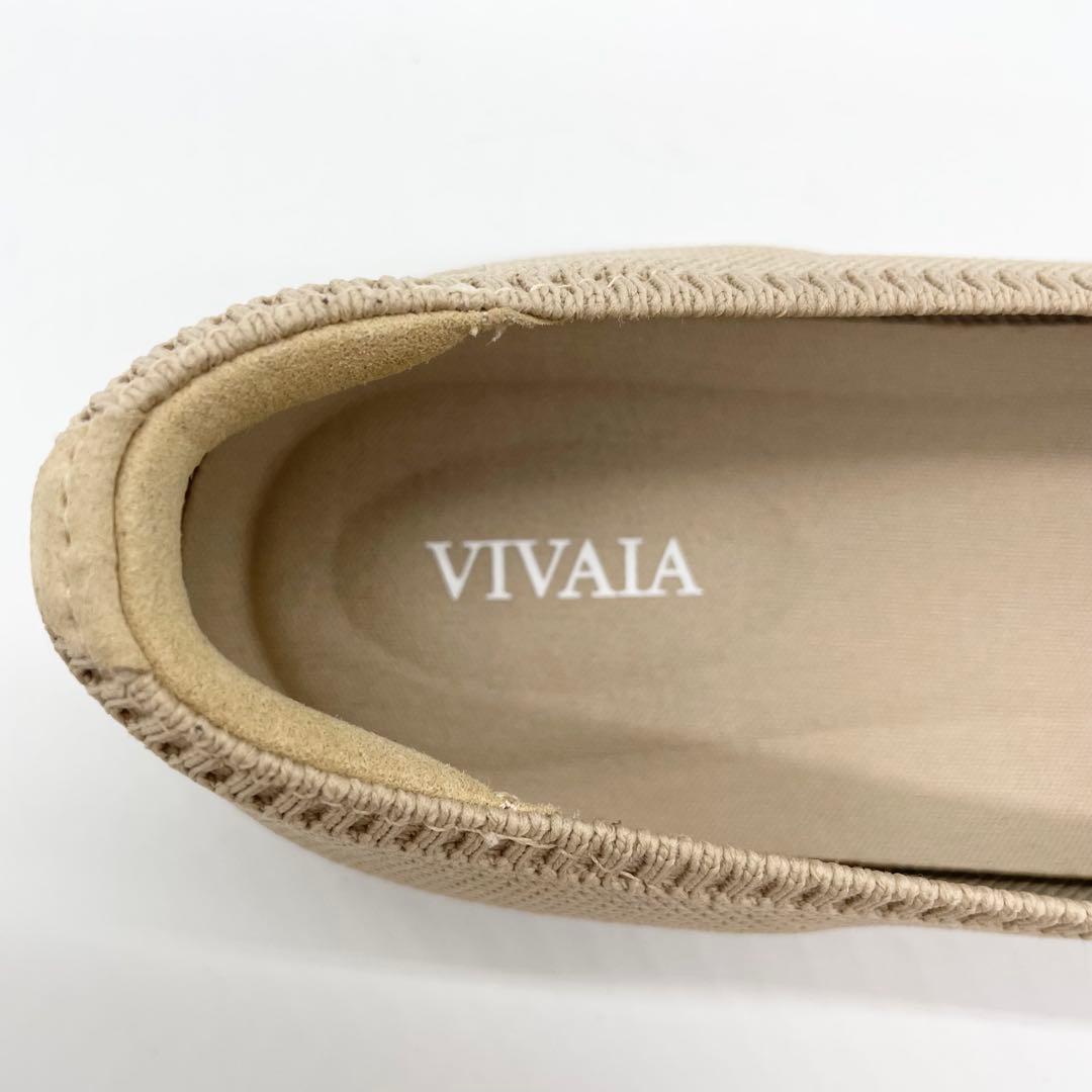 【極美品】VIVAIA ビバイア フラットシューズ ポインテッドトゥ ベージュ