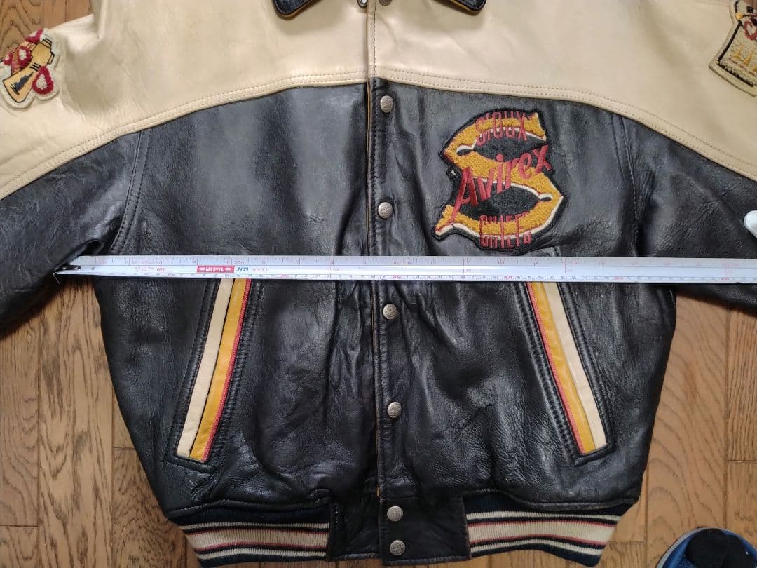 AVIREX アビレックス オールレザースタジャン SIOUX CHIEFS
