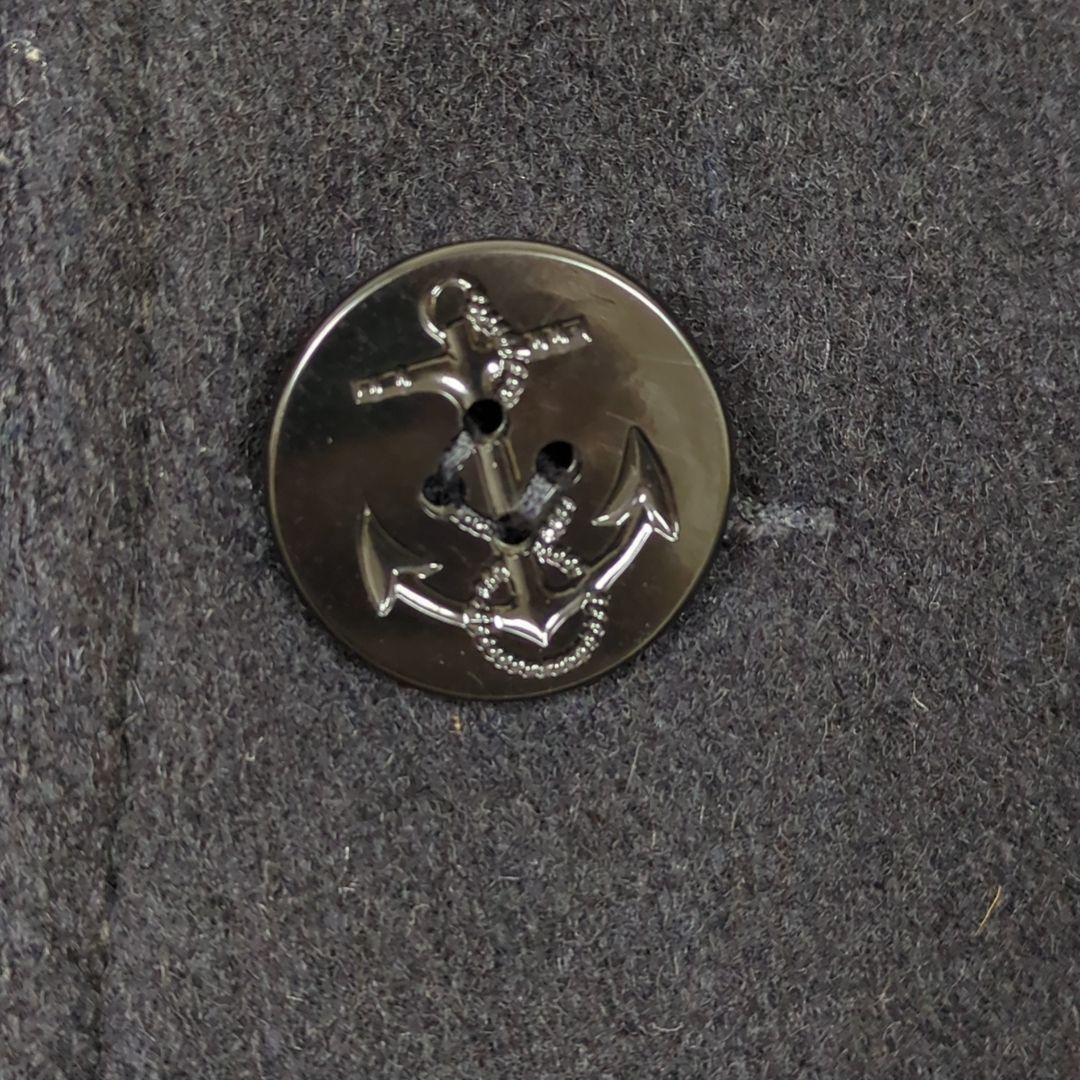 【希少 L】ショット　ピーコート　中綿キルティング　ダブル　U.S 740N　黒