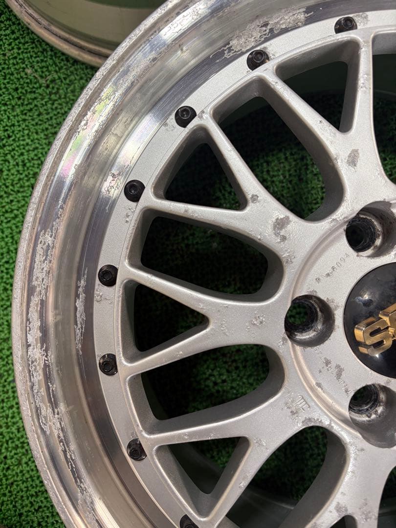 BBS 17インチ ホイール シルバー 多スポーク 2本