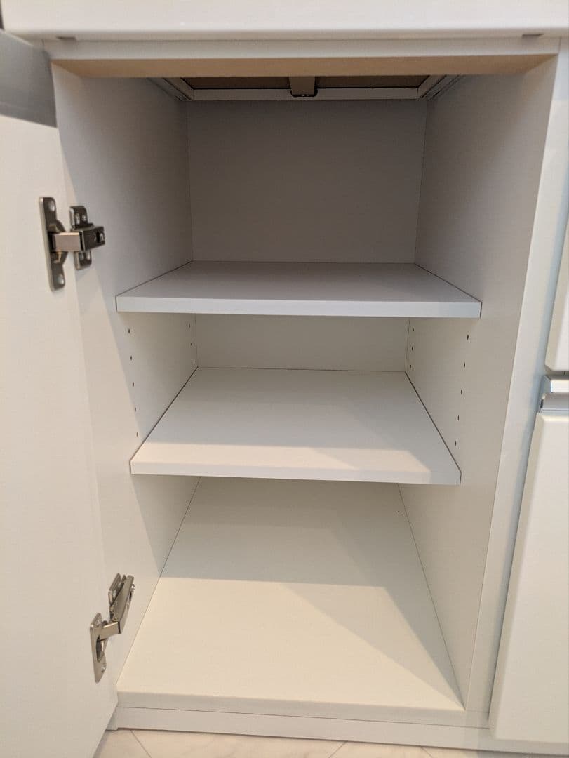 ニトリ　キュリー2 キッチンカウンター　ホワイト　120cm