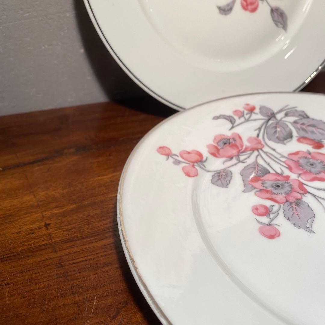 稀少 Limoges ルネ・レトゥヌール 23cmプレート 8枚 ヴィンテージ