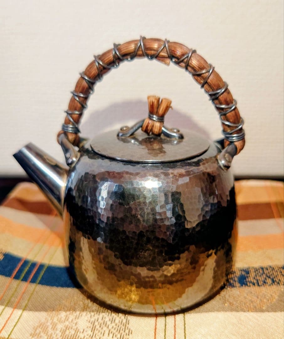 【煎茶道具】銀製　急須　蔵六作