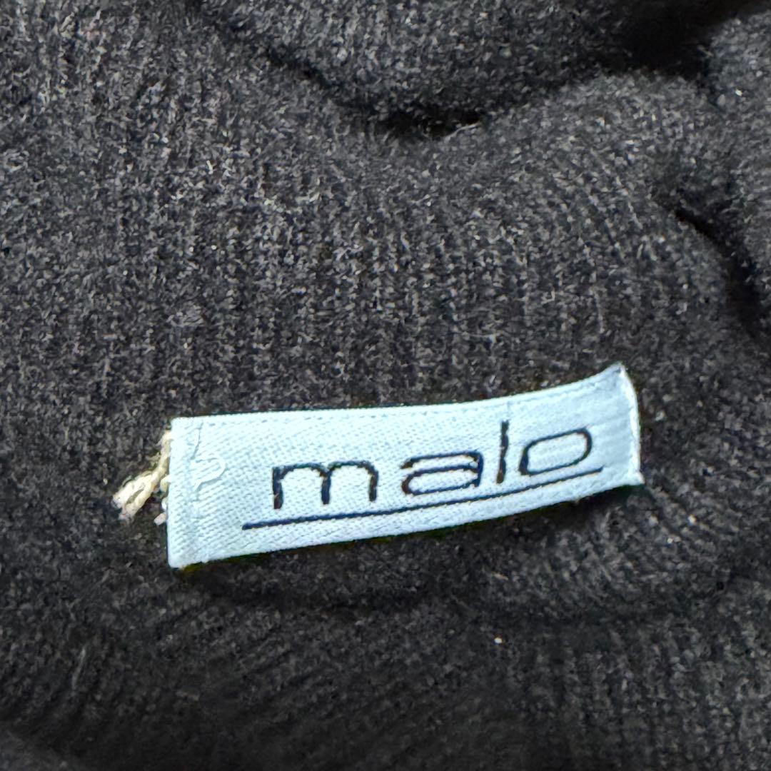 maloマーロのカシミヤ100%タートルネックニットセーター