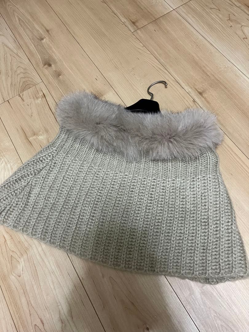 新品　マックスマーラ　フォックス　ファー　スヌード