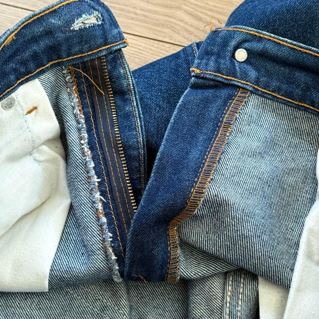 希少 90s USA製 Levi's 505 W34 L30 濃紺 送料無料