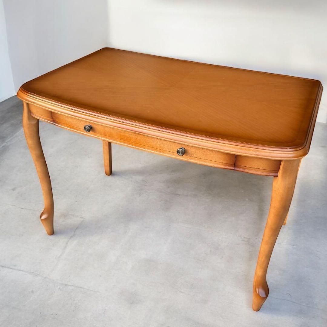 HR663 マルニ木工　フレンディ　エレガンス ワーキングデスク猫脚