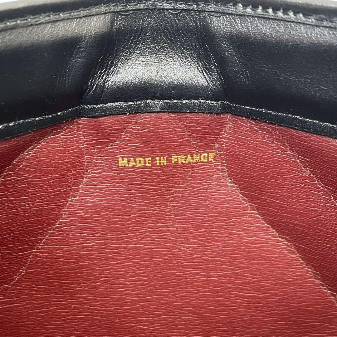 シャネル マトラッセ ラムスキン セカンド クラッチ バッグ ココマーク 黒.