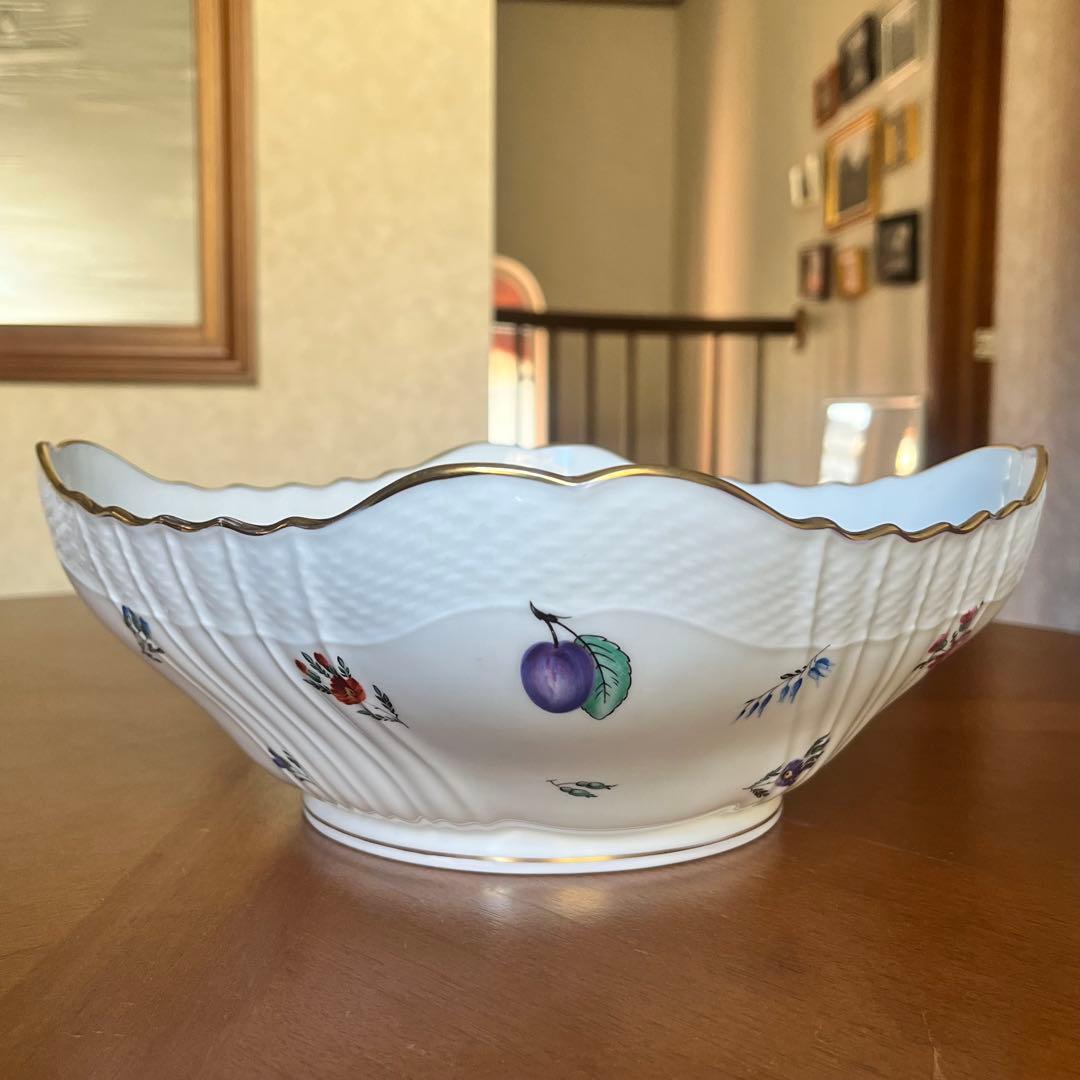 【希少品】リチャードジノリ★ベッキオペルージャ★豪華なスクエアボウル