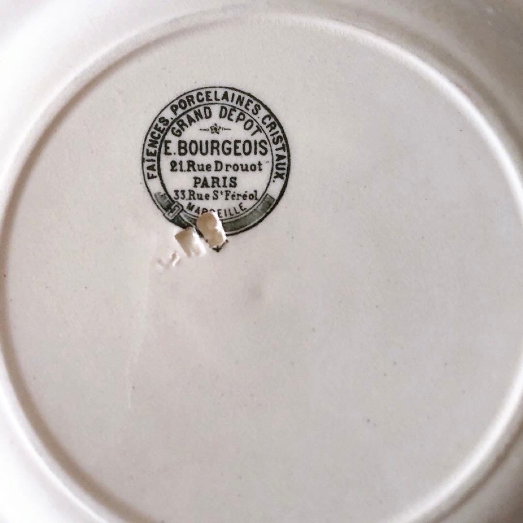 グランデポ　エミールブルジョワ　ディナープレート C フランスアンティーク食器