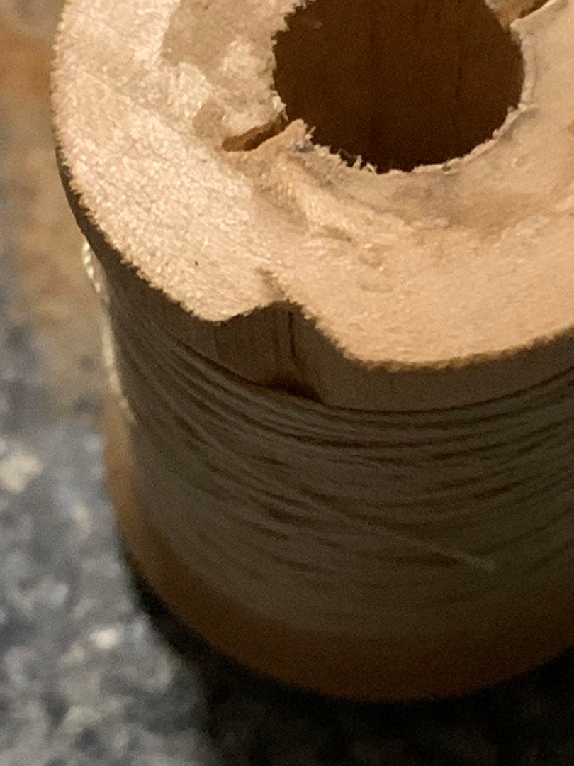 Ｄ.フランスアンティーク 糸メーカーの木箱と裁縫セット