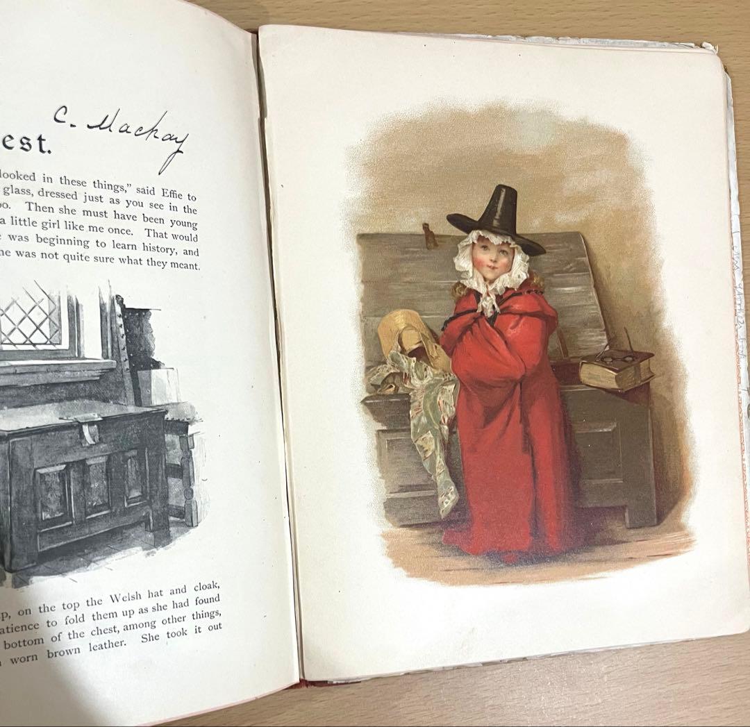 No.325 アンティーク 古書 洋書 絵本 ビクトリアン 児童書