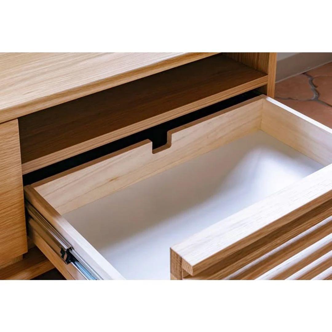 unico SOLK AV board. W1600 ナチュラル テレビ台