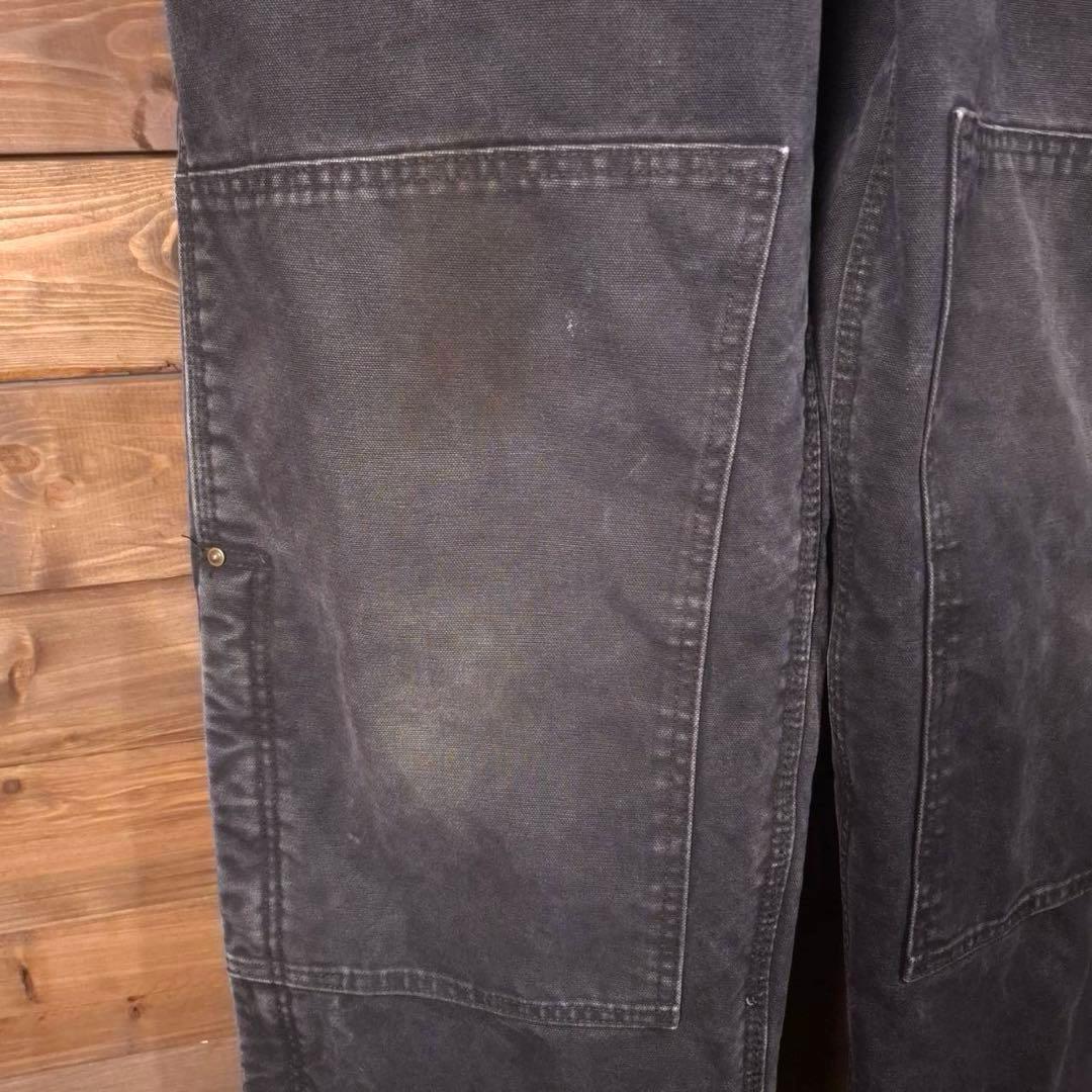00s carhartt カーハート ダック地 ダブルニー オーバーオール 黒