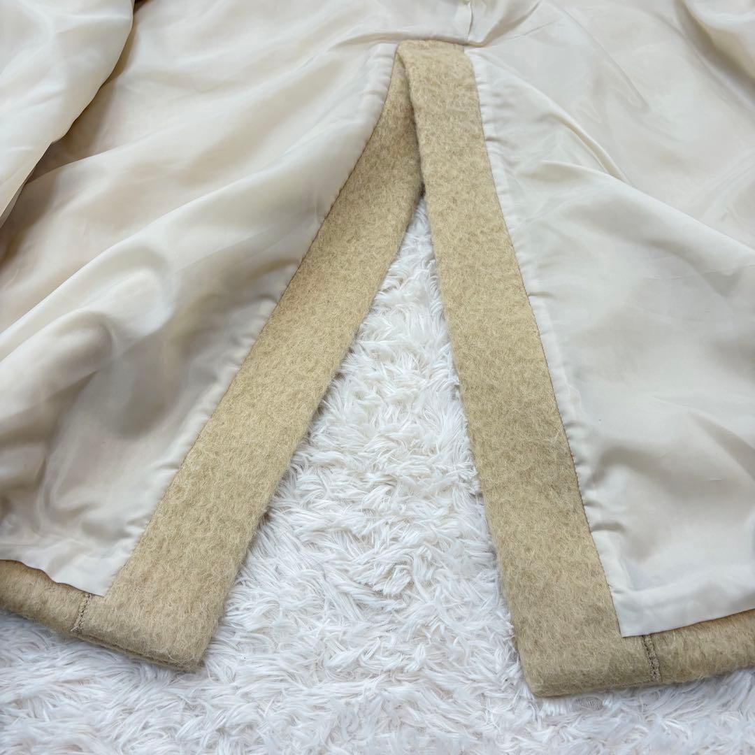 美品✨人気✨anuke Collarless Shaggy Coat ノーカラー