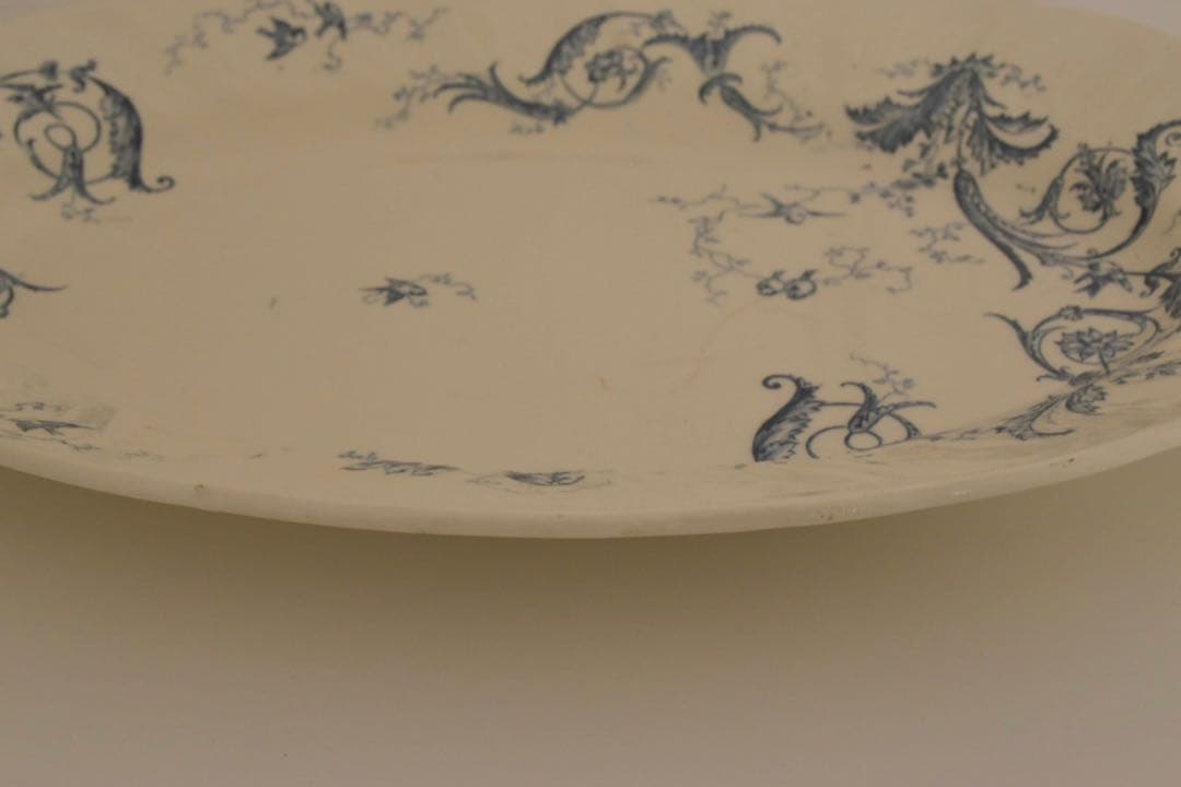 GIEN RINCEAUX ジアン オーバル皿 ランソー フランスアンティーク