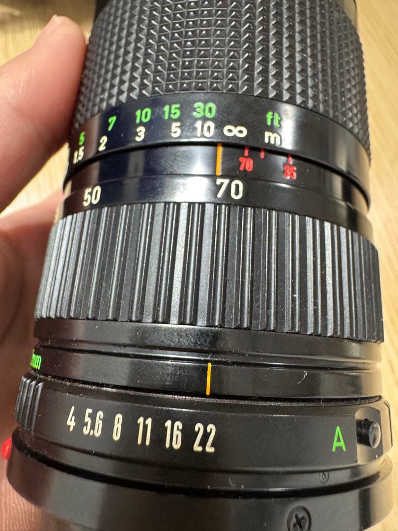 Canon AE-1 フィルムカメラ + Nikonレンズ