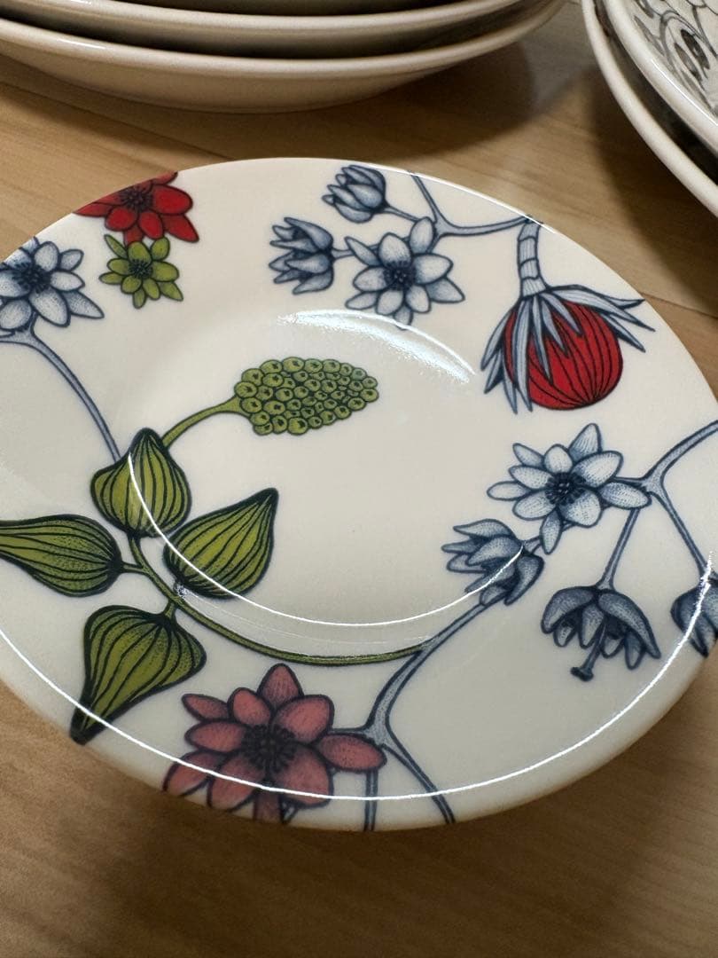 美品★Arabia ブラックパラティッシ★ルノ　サマーレイ　プレートまとめ売り